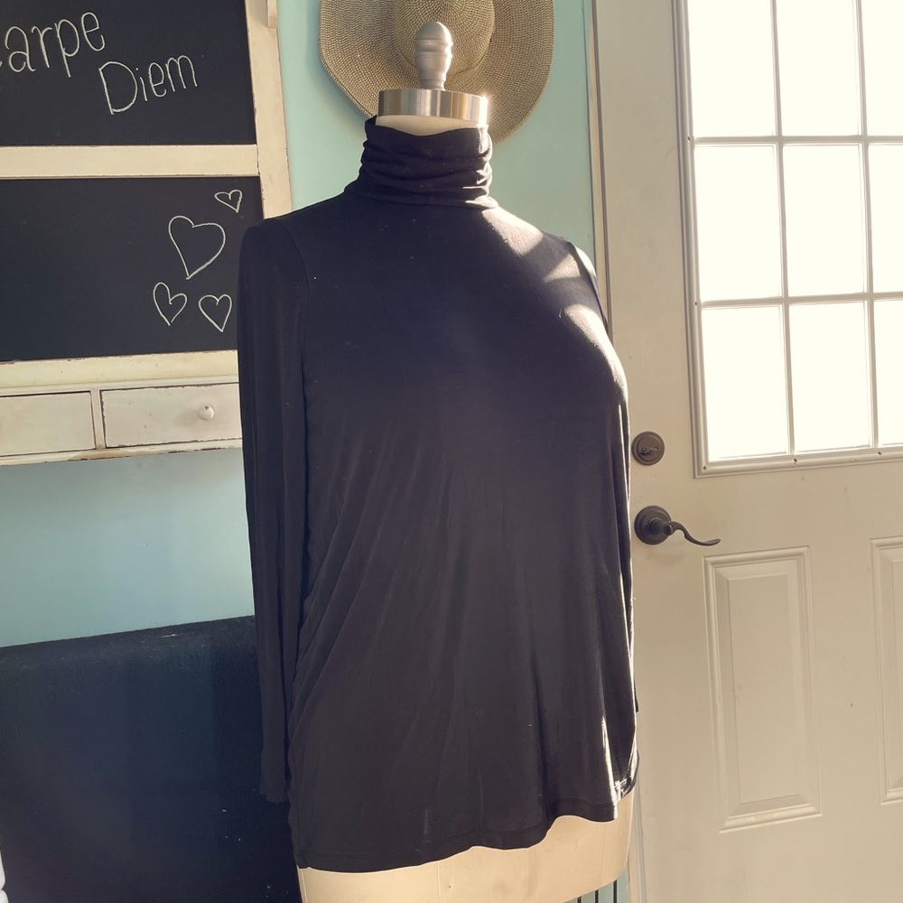 Eileen Fisher Turtleneck Black XL